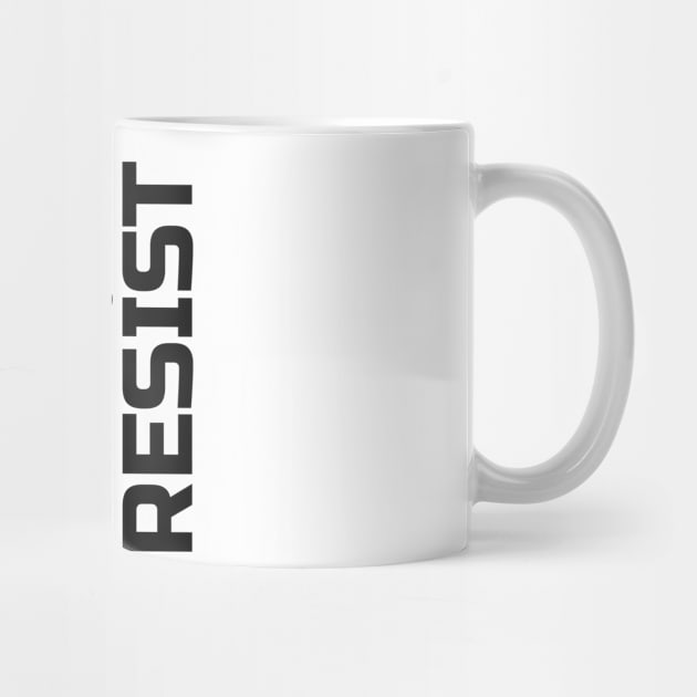 Resist with fist 2 - in black by pASob